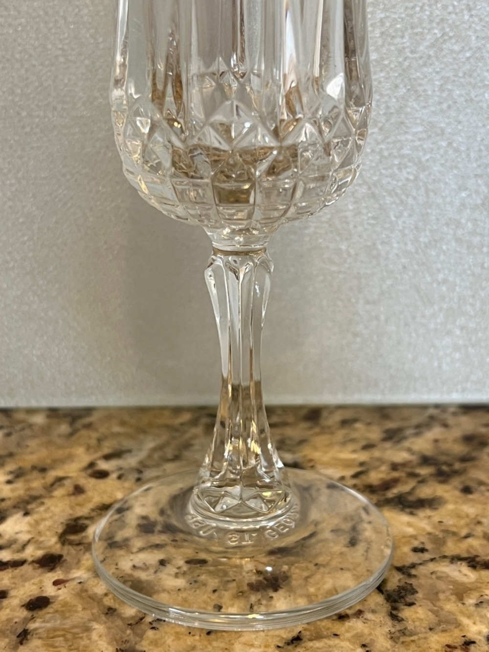 2 St. George Fluted Champagne Glasses - Picture 3 of 5
